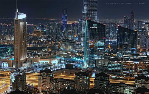 建筑夜色